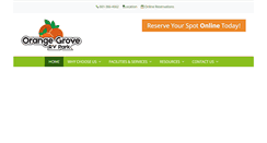 Desktop Screenshot of orangegrovervpark.com